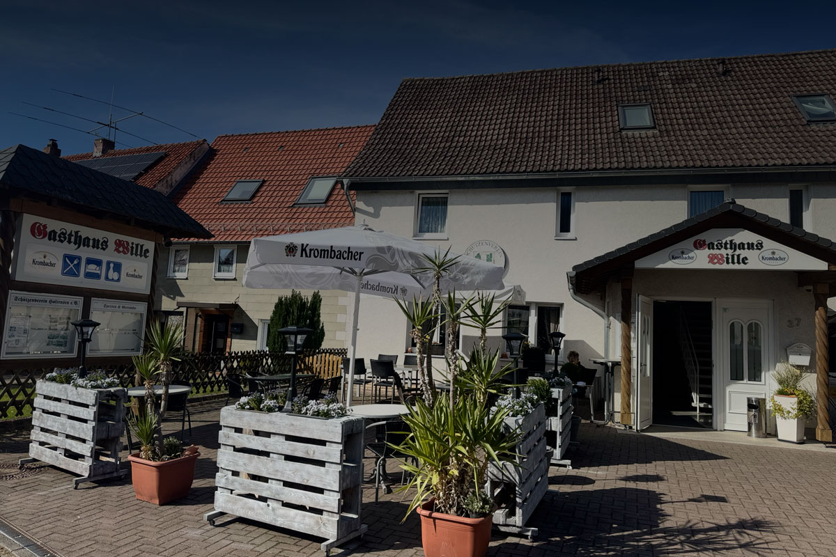 <p style="font-family: Baskervville;">Gasthaus Wille Restaurant</p>